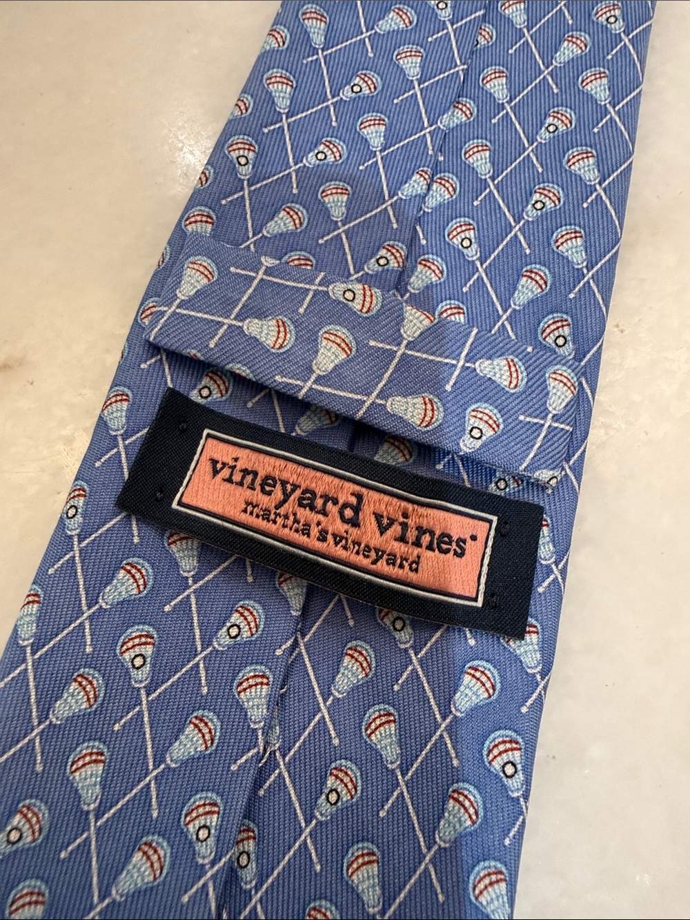 Vineyard Vines Blue Lacrosse Tie (youth / boys)
